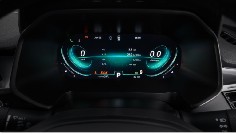 Sporty Meter Cluster